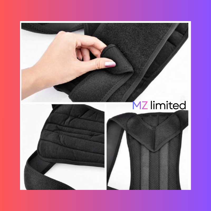 Back Posture Corrector XL- Adjustable Back Posture Corrector – Slouch Support Shoulder Brace & Lumbar Orthosis | XL Size - Image 3